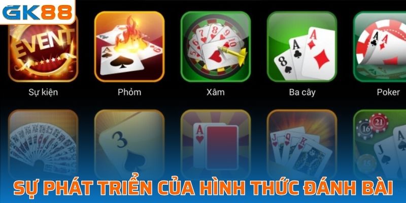 Quá trình phát triển của đánh bài online